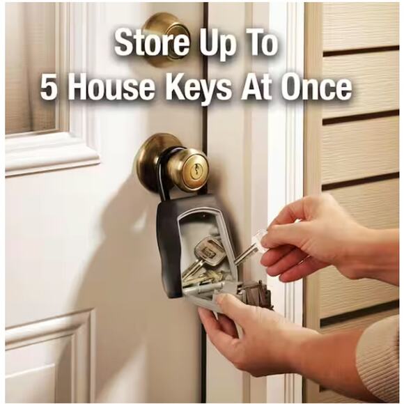 🔑 2 NEW MASTER LOCK PADLOCK 5400T PACK PORTABLE RESETABLE COMBINATION LOCK BOX - Picture 3 of 4